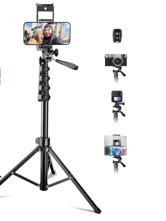 Cross-border handheld selfie stick camera tripod outdoors convenient storage photography Vientiane rotating bracket manufacturer