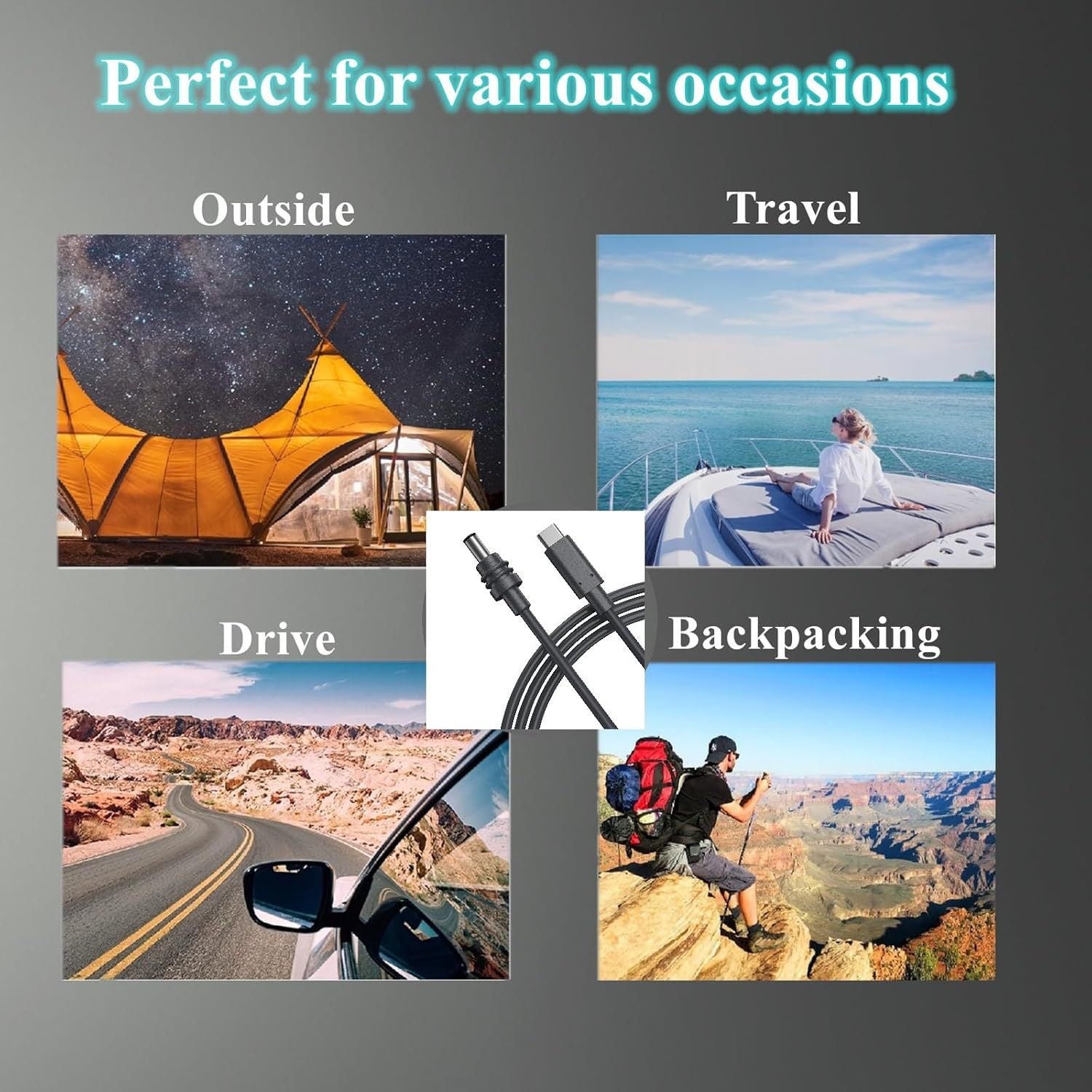 Cross-border hot selling Mini DC type-c special charger lead imitation original wire Mini accessories power cord Mini