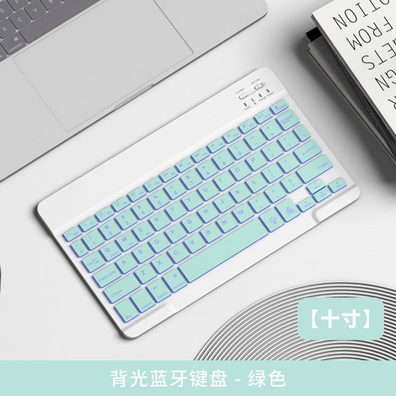 Cross-border wireless Backlit Bluetooth keyboard mute ultra-thin applicable mobile phone ipad tablet computer keyboard mouse suit