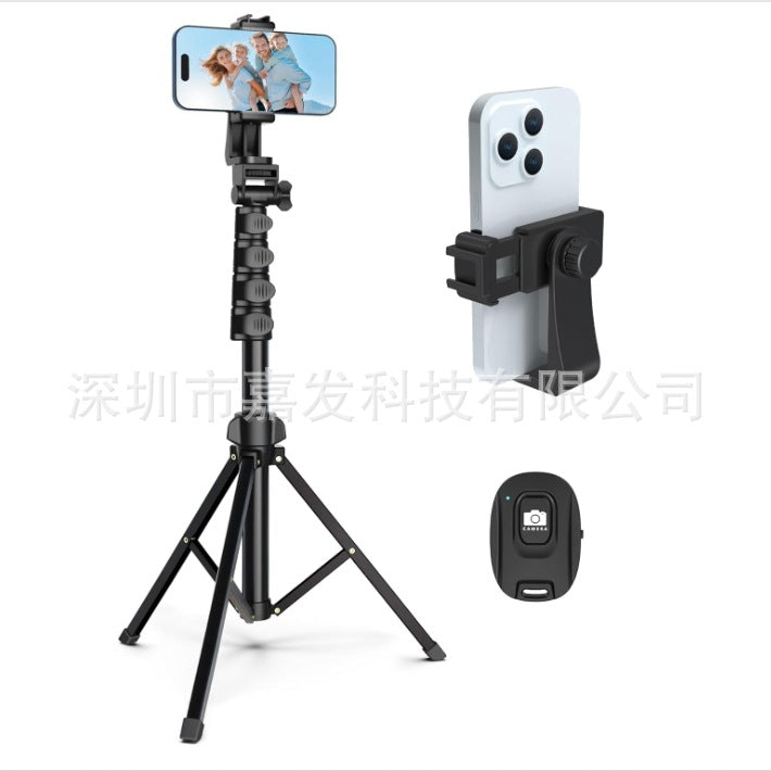 Cross-border handheld selfie stick camera tripod outdoors convenient storage photography Vientiane rotating bracket manufacturer