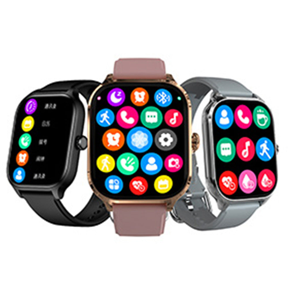 Cross-border new arrival H9 smart watch Bluetooth calling heart rate blood oxygen blood pressure message reminder Sports smartwatch