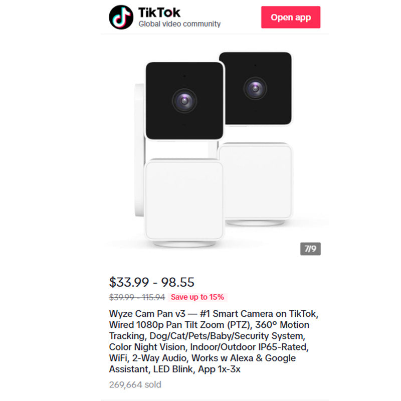 Yunyi Smart 1080P HD Security Camera! 360° Pan-Tilt WiFi Camera with Motion Tracking & Night Vision, Ideal for Home Security and Pet Monitoring