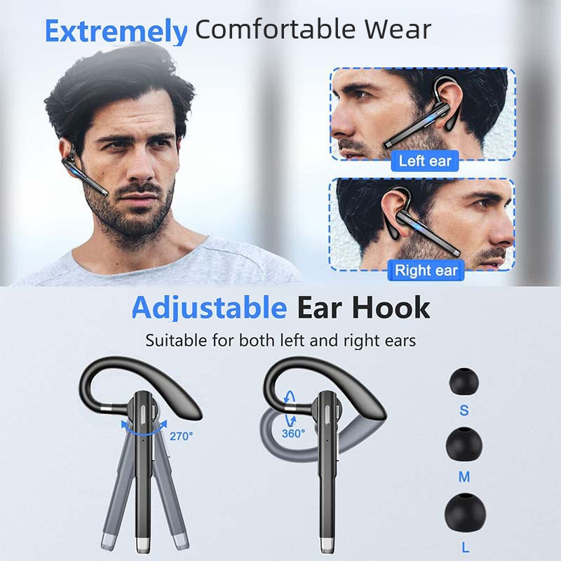 Cross-border hot YYK-520 business monaural ear hook wireless Bluetooth headset Huaqiang North call noise reduction 525