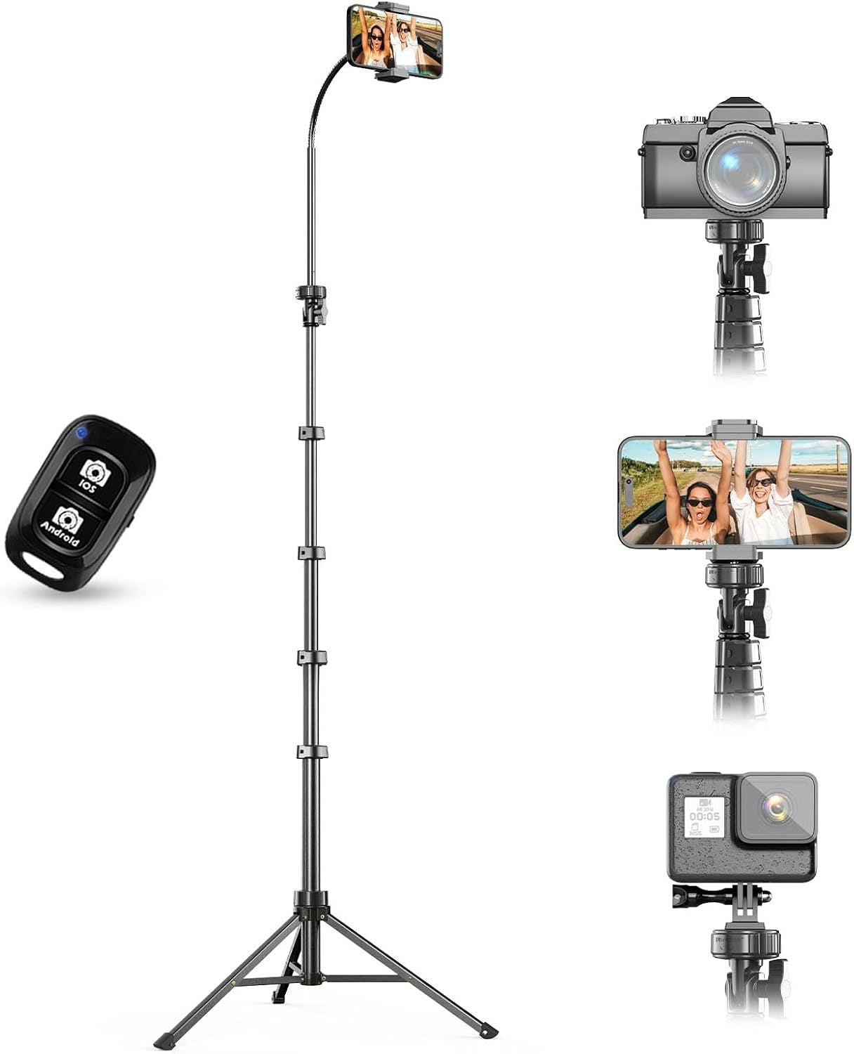 Selfie stick tripod integrated 1.6 m Photography bracket cross-border portable tripod factory wholesale