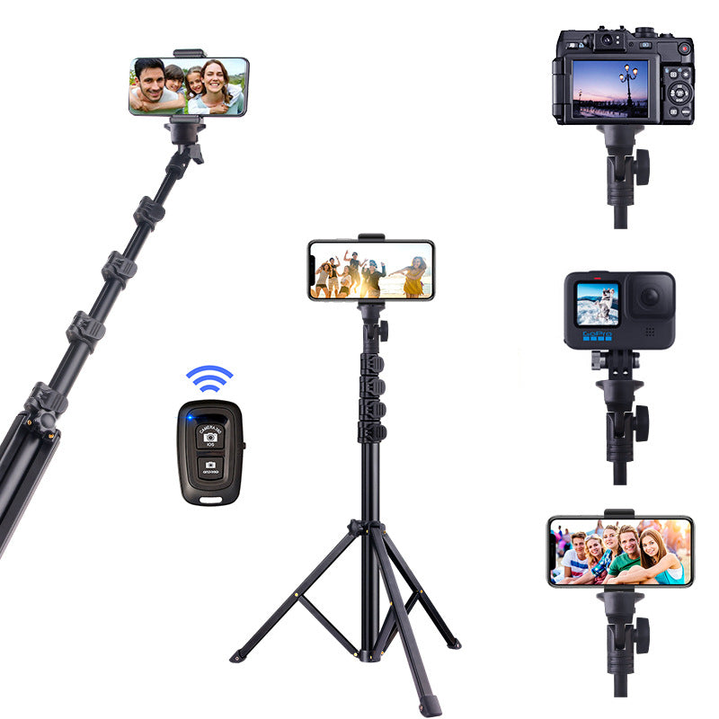 Selfie stick tripod integrated 1.6 m Photography bracket cross-border portable tripod factory wholesale