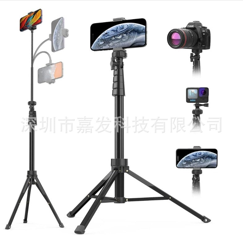 Cross-border handheld selfie stick camera tripod outdoors convenient storage photography Vientiane rotating bracket manufacturer