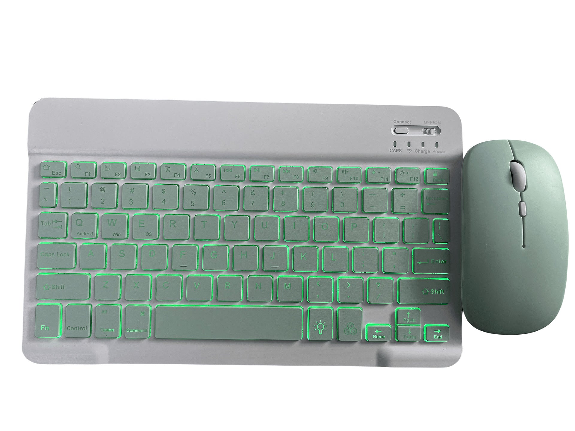 Cross-border wireless Backlit Bluetooth keyboard mute ultra-thin applicable mobile phone ipad tablet computer keyboard mouse suit