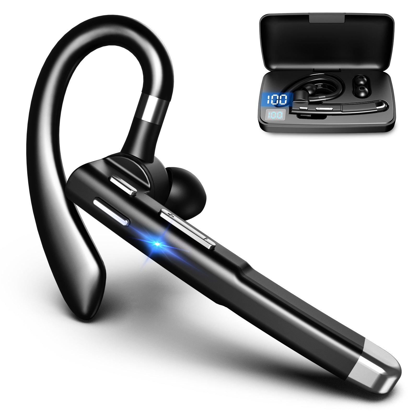 Cross-border hot YYK-520 business monaural ear hook wireless Bluetooth headset Huaqiang North call noise reduction 525