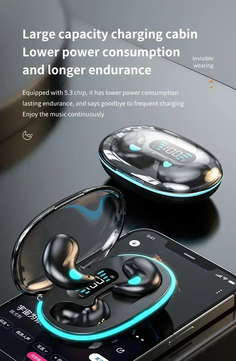 TWS Earphones Wireless Earphones Headphones Noise Reduction Sport Game Sleep Bluetooth Earbuds for all smartphones