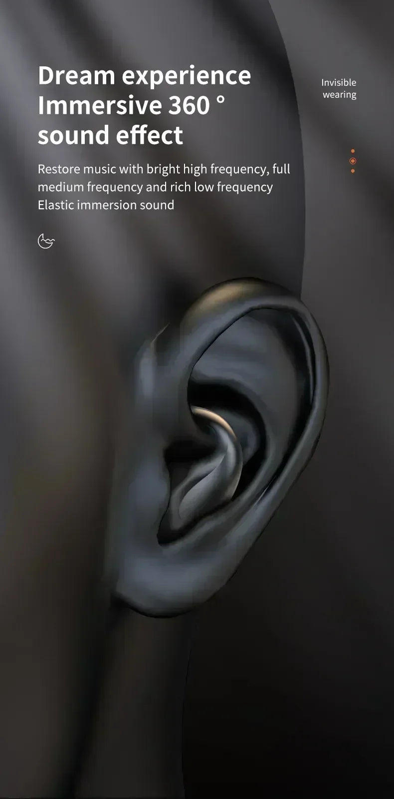 TWS Earphones Wireless Earphones Headphones Noise Reduction Sport Game Sleep Bluetooth Earbuds for all smartphones