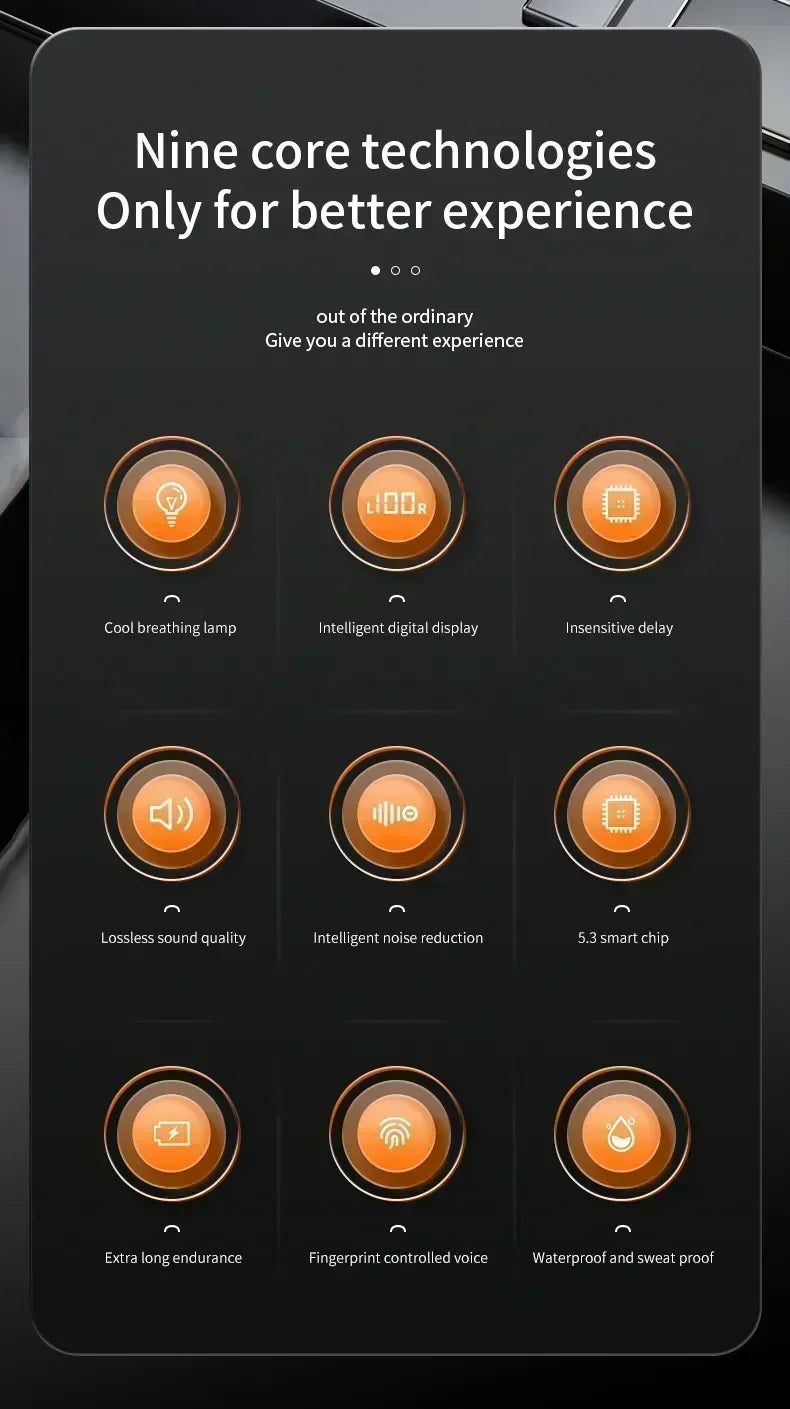 TWS Earphones Wireless Earphones Headphones Noise Reduction Sport Game Sleep Bluetooth Earbuds for all smartphones